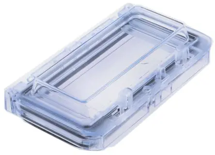 Produktfoto 1 von Fibox Sichtfenster 130 mm x 16mm 6 Module Enclosure x 77 mm, Polycarbonat, IP54, Klar
