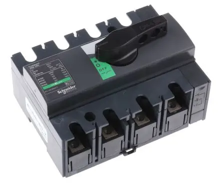 Produktfoto 1 von Schneider Electric ComPacT INS Trennschalter 4-polig Oberfläche 160A 22 kW Schwarz IP40 3-phasig
