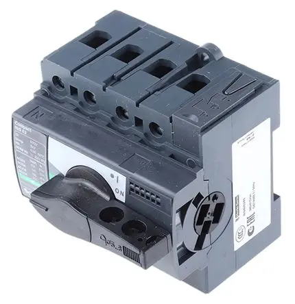 Produktfoto 1 von Schneider Electric ComPacT INS Trennschalter 4-polig Oberfläche 63A 22 kW Schwarz IP40 3-phasig