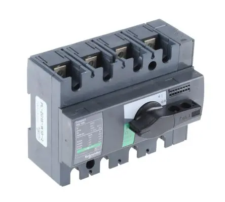 Produktfoto 1 von Schneider Electric ComPacT INS Trennschalter 4-polig Oberfläche 100A 22 kW Schwarz IP40 3-phasig