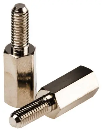 Produktfoto 1 von Essentra Abstandhalter, Länge 10 mm, Messing, Sechskant M3 M3, 5 mm