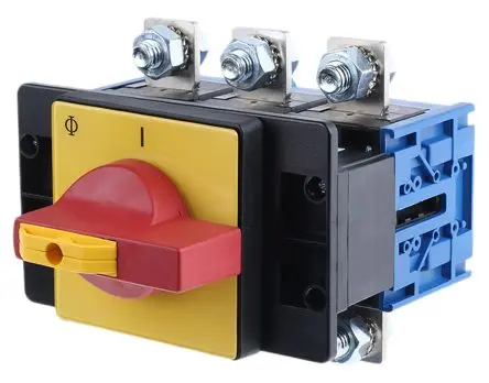 Kraus & Naimer KG Trennschalter 3-polig Frontplattenmontage 250A 5.5 W Rot IP65 3-phasig