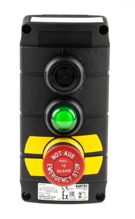 Produktfoto 1 von Bartec Steuerstation-Schalter 1-poliger Umschalter, IP67, IP66 Ø 22 mm