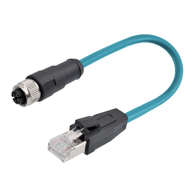 Produktfoto 1 von RS PRO CM04, 8-polig Kabel, M12, Gerade Buchse 8 / Gerade Stecker, Länge 2 m