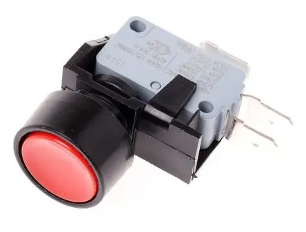 Produktfoto 1 von Arcolectric (Bulgin) Ltd 0911 Druckschalter Tastend, Rastend Panel Ø 12.7 mm, 1-poliger Umschalter / 16A 250 V ac