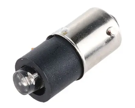 Produktfoto 1 von Marl Leuchtmelder Gelb Single Chip, 110V dc, Ø 4.8 mm x 26 mm x 590 nm, Sockel BA9