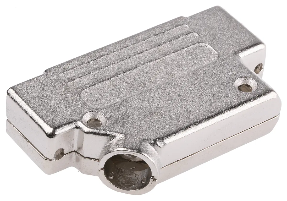 Produktfoto 1 von MH Connectors MHD45ZK D-Sub-Gehäuse Abgewinkelt, 37-polig, D: D-Sub-Gehäuse Zugentlastung, Silber, Größe C, aus Zink