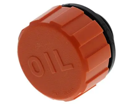 Produktfoto 1 von Elesa G Technopolymer auf Polyamidbasis Hydraulik-Einfüllstutzen mit Entlüftung Orange, Ø 42 mm