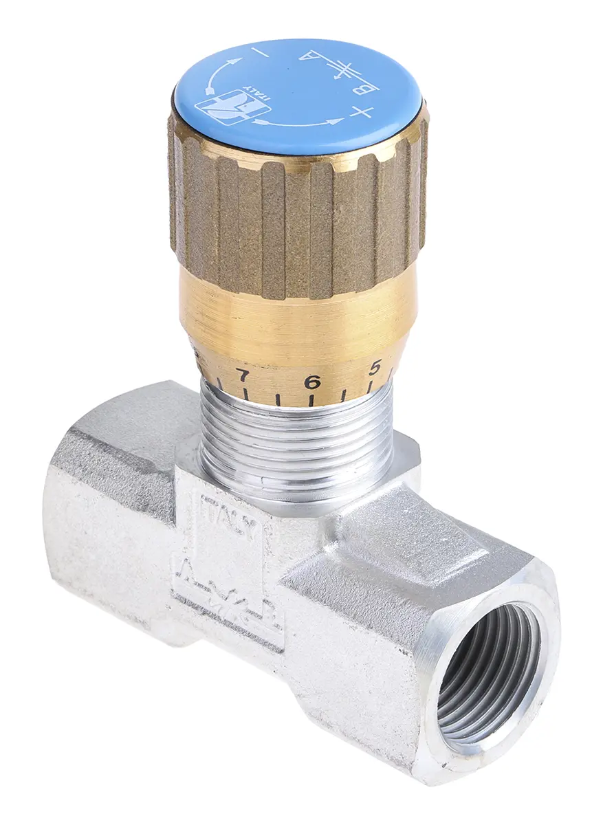 Produktfoto 1 von RS PRO Serie 201013 Linien BSP Hydraulik-Durchflusssteuerventil 50 L/min, 210 bar