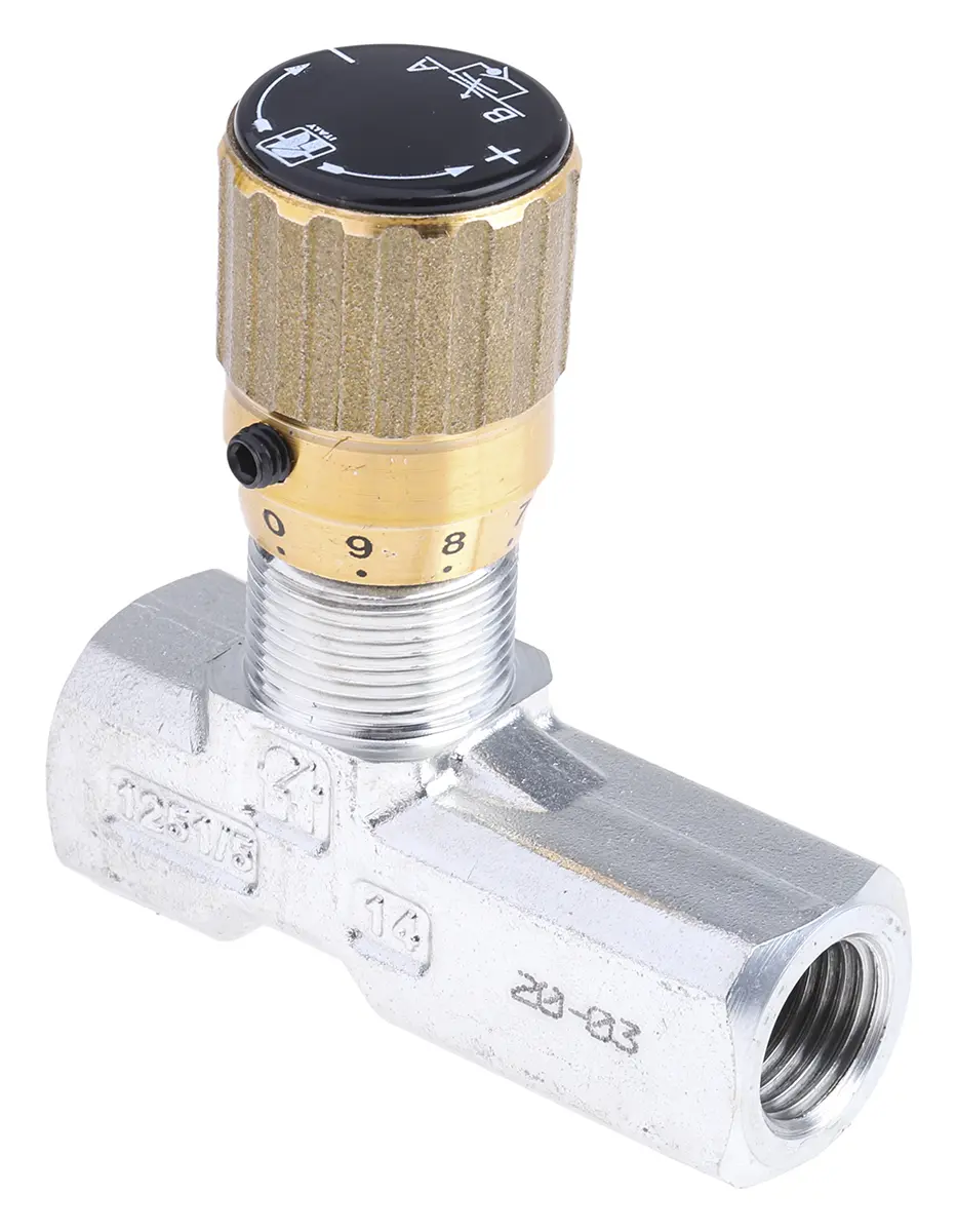 Produktfoto 1 von RS PRO Serie 204010 Linien G Hydraulik-Durchflusssteuerventil 20 L/min, 210 bar