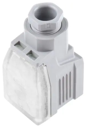 Produktfoto 1 von Hirschmann GDME M3 DIN 43650 Ventilsteckverbinder 3-polig, 43650, 400V ac 16A IP65 Schraubanschlussklemme Buchse