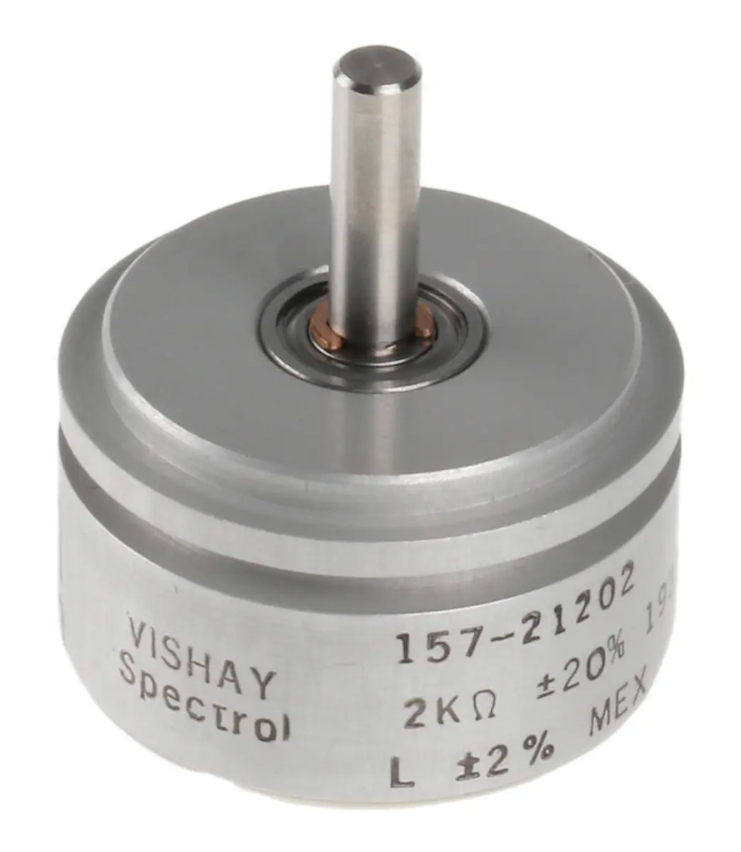 Produktfoto 1 von Vishay 157 Servopotenziometer Drehen Potenziometer 2 kΩ 20 % / 1 W, Schaft-Ø 3.18 mm