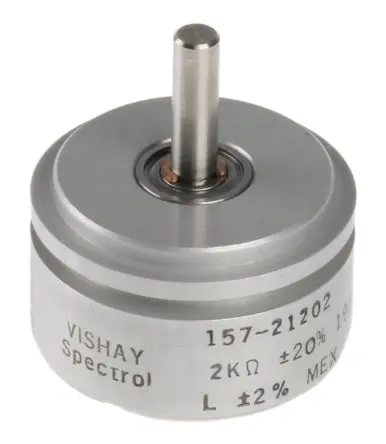 Produktfoto 1 von Vishay 157 Servopotenziometer Drehen Potenziometer 2 kΩ 20 % / 1 W, Schaft-Ø 3.18 mm