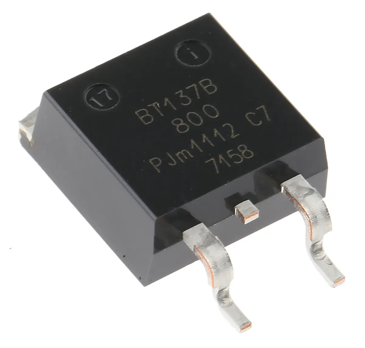 Produktfoto 1 von WeEn Semiconductors Co., Ltd TRIAC 8 A TO-263 Oberfläche Gate Trigger 1.5 V 70 mA, 800 V 3-Pin