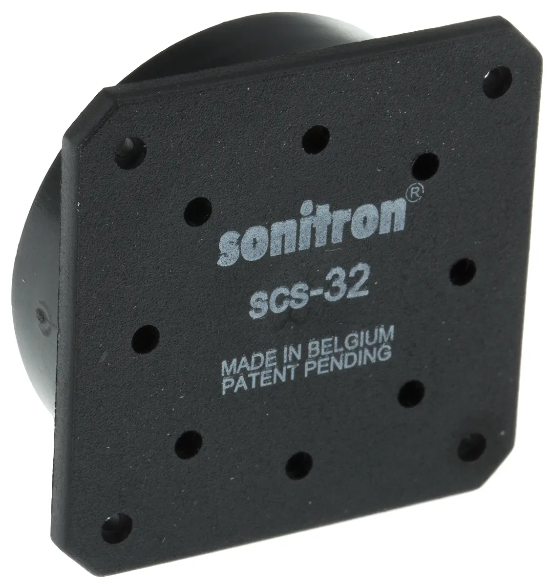 Produktfoto 1 von Sonitron Piezoelektrischer Miniatur-Lautsprecher, 100dB, 66nF, 500 → 8000 Hz, 33.5 x 33.5 x 9.7mm