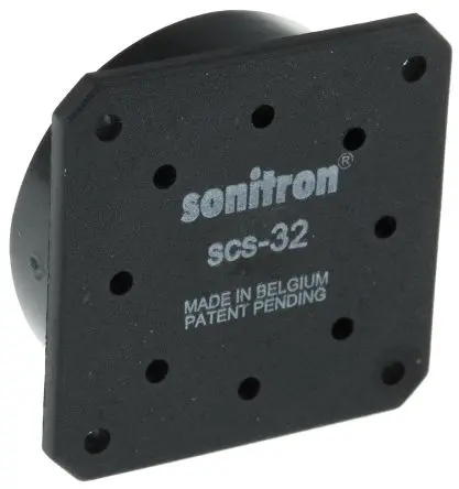 Produktfoto 1 von Sonitron Piezoelektrischer Miniatur-Lautsprecher, 100 dB 500 Hz, 66 nF 8 kHz 60 V ss 5.8 mm 9.7 mm 33.5 mm 33.5mm
