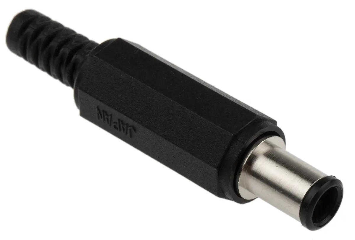 Produktfoto 1 von Masterplug JSBP5 Gerade Hohlstecker DC-Stecker Neusilber 2A 18.0 V, Innen-Ø 4.3 mm / Außen 6.5 mm Außen-ø  x 46.5 mm,