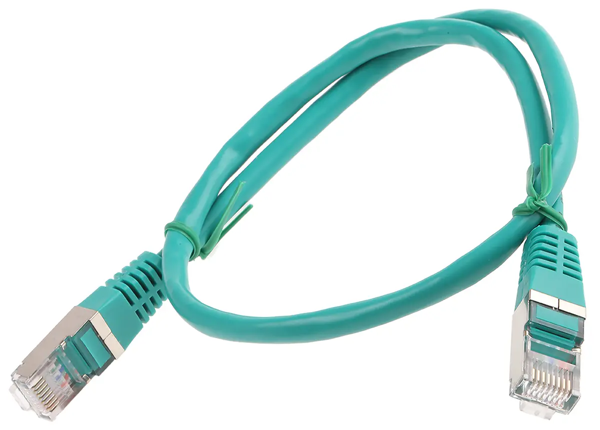 Decelect CR503B Cat.5 Ethernet-Kabel, 0.5 m, Grün Abgeschirmt, Polyvinylchlorid