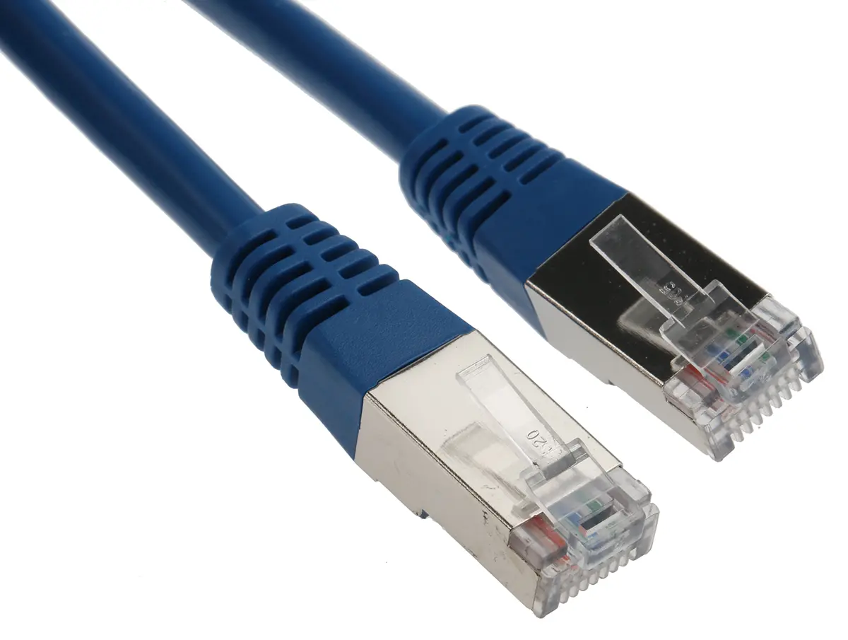 Produktfoto 1 von Decelect CR503B Cat.5 Ethernet-Kabel, 2 m, Blau Abgeschirmt, Polyvinylchlorid