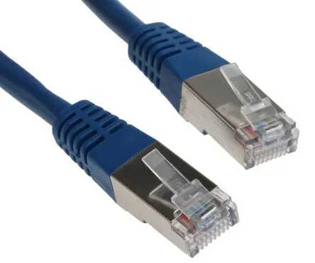 Produktfoto 1 von Decelect CR503B Cat.5 Ethernet-Kabel, 1 m, Blau Abgeschirmt, Polyvinylchlorid