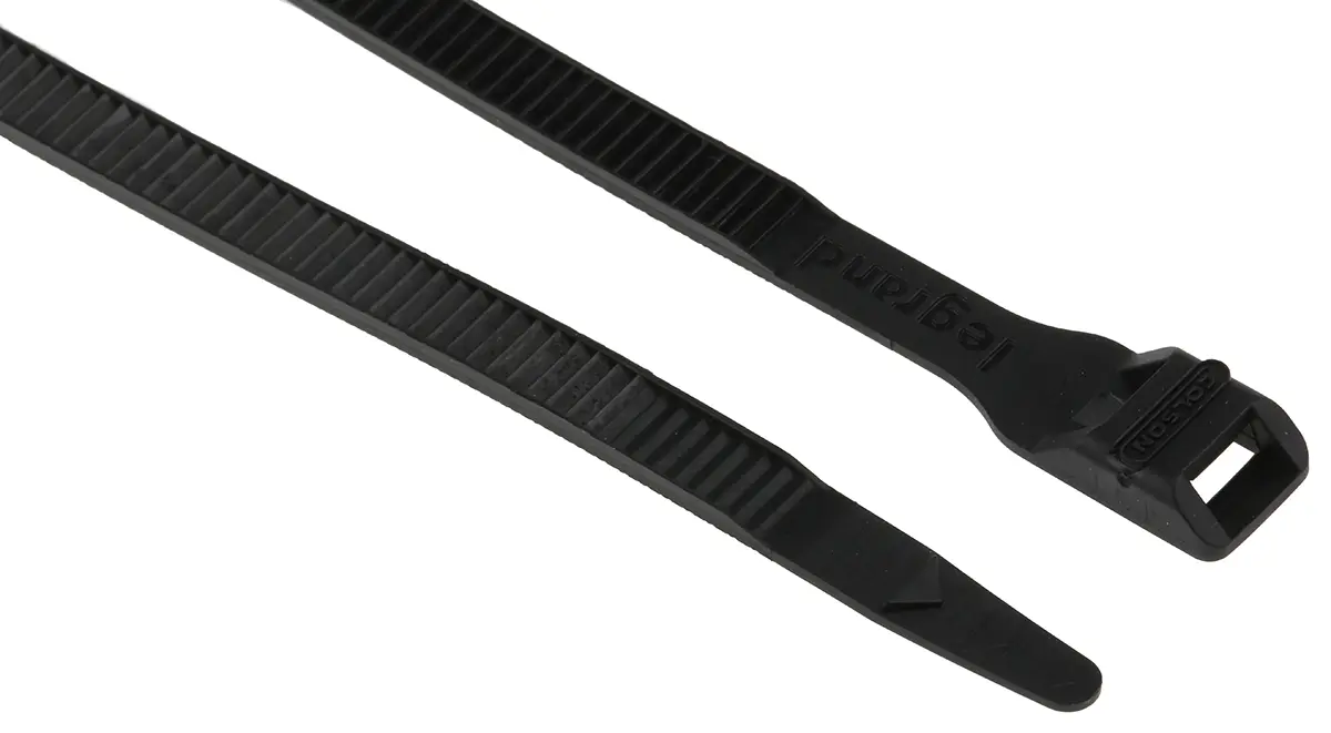 Produktfoto 1 von Legrand Colson Polyamid 12 Kabelbinder Kabelbinder Schwarz 6 mm x 180 mm
