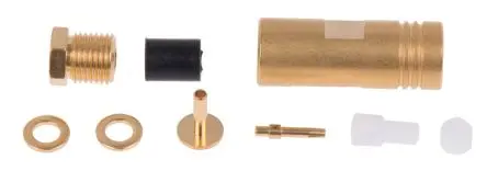 Produktfoto 1 von Radiall SMB Stecker Koaxialsteckverbinder SMB-Steckverbinder, Kabel, für RG178, RG196-Kabel, 50 Ω Klemme, Standard