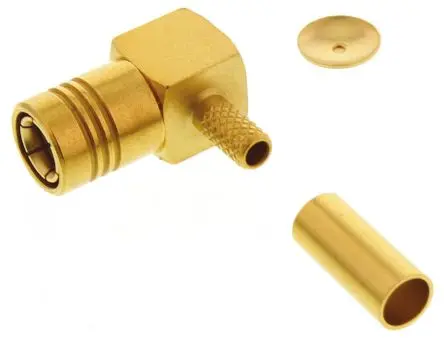 Produktfoto 1 von Radiall SMB Stecker Koaxialsteckverbinder SMB-Steckverbinder, Kabel, für RG179, RG187, RG188, RG-316-Kabel, 50 Ω