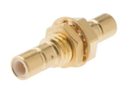 Produktfoto 1 von Radiall HF Adapter, 50 Ω, Gerade, 4GHz Stecker Stecker, Koaxial Nennspannung