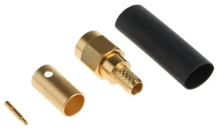 Produktfoto 1 von Radiall SMA Stecker Koaxialsteckverbinder SMA-Steckverbinder, Kabel, für RG142, RG223, RG400-Kabel, 50 Ω Lot, Standard,