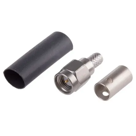Produktfoto 1 von Radiall SMA Stecker Koaxialsteckverbinder SMA-Steckverbinder, Kabel, für RG400, RG223, RG142-Kabel, 50 Ω