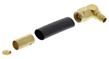 Produktfoto 1 von Radiall SMA Stecker Koaxialsteckverbinder SMA-Steckverbinder, Kabel, für RG58, RG-141-Kabel, 50 Ω Crimpbefestigung,