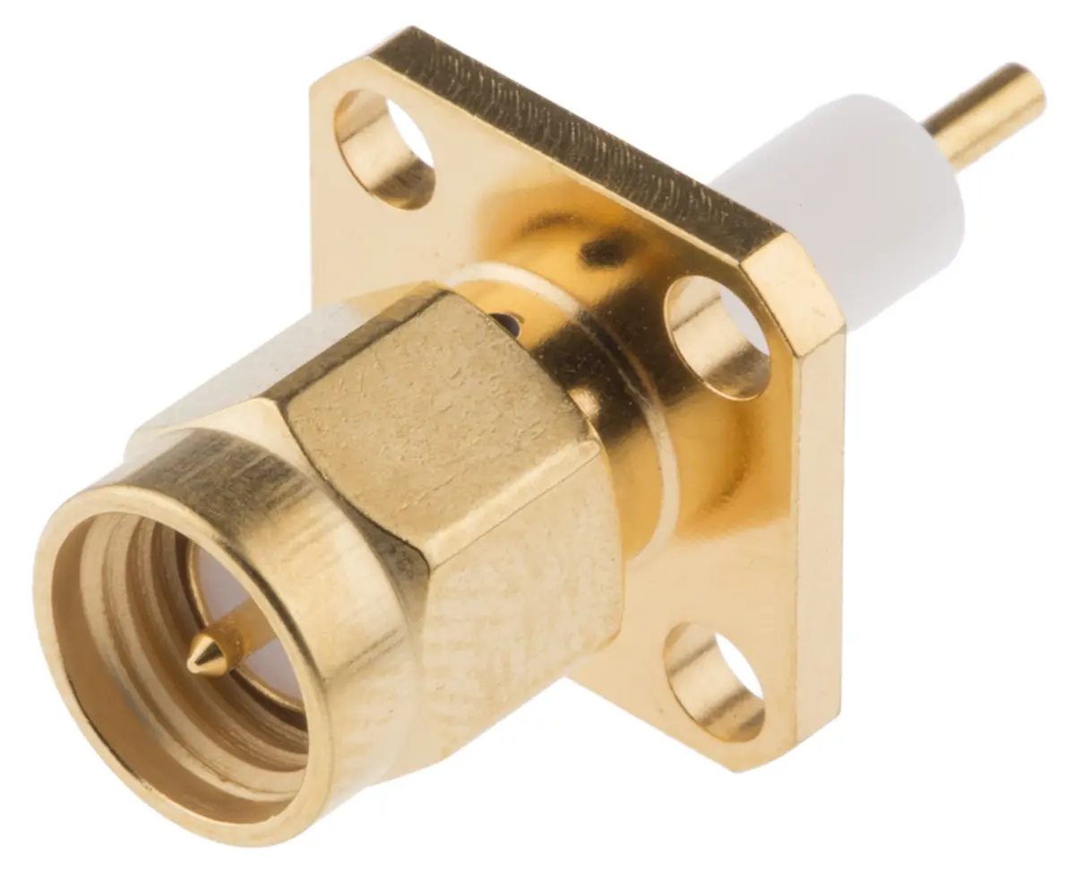 Radiall SMA Stecker Koaxialsteckverbinder SMA-Steckverbinder, Frontplattenmontage, 50 Ω Lot, Standard, Gerade