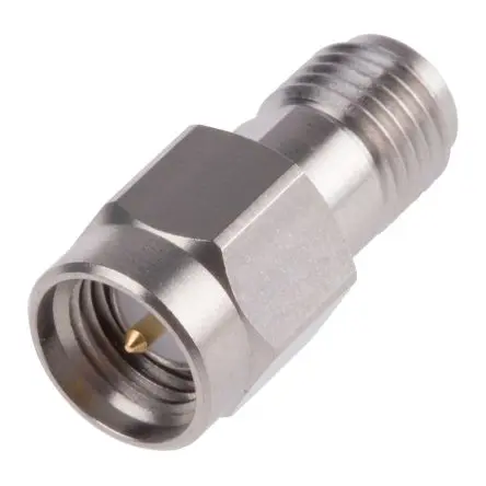 Produktfoto 1 von Radiall HF Adapter, 50 Ω, Gerade, 18GHz Stecker Buchse, Koaxial SMA