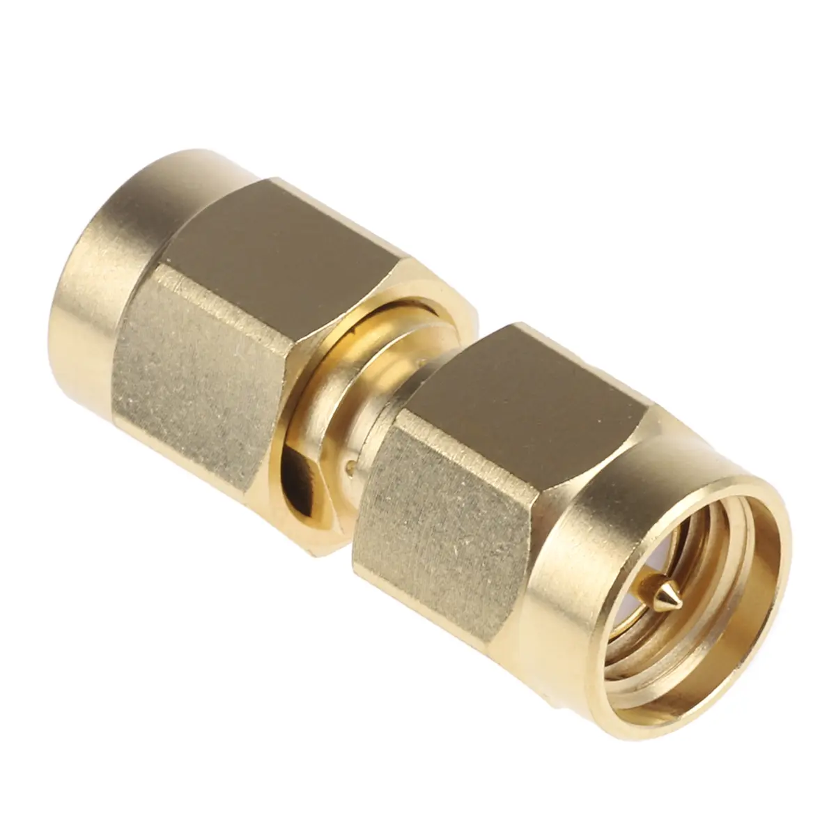 Produktfoto 1 von Radiall HF Adapter, 50 Ω, Gerade, 18 GHz Stecker Stecker, Koaxial Nennspannung