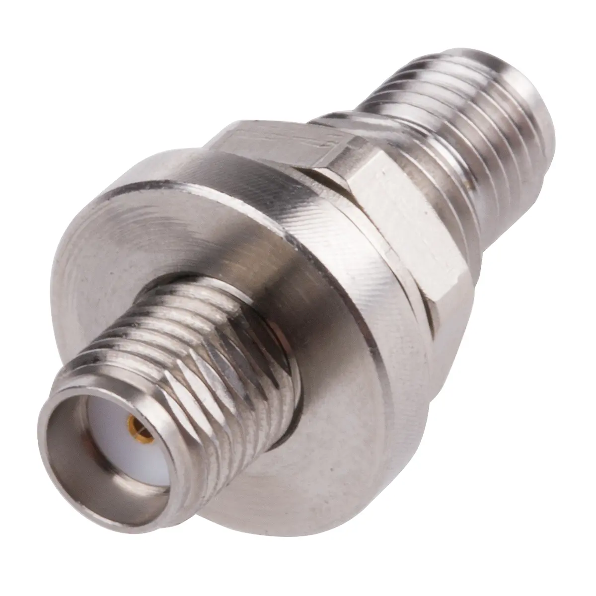 Produktfoto 1 von Radiall HF Adapter, 50 Ω, Gerade, 18 GHz Buchse Buchse, Koaxial SMA