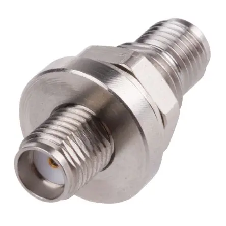 Produktfoto 1 von Radiall HF Adapter, 50 Ω, Gerade, 18GHz Buchse Buchse, Koaxial SMA