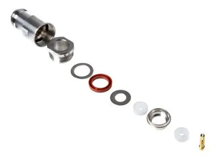 Produktfoto 1 von Radiall N Buchse Koaxialsteckverbinder N-Steckverbinder, Kabel, für RG393, RG144, RG165, RG213, RG214, RG216,