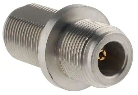 Produktfoto 1 von Radiall HF Adapter, 50 Ω, Gerade, 11GHz Buchse Buchse, Koaxial Nennspannung