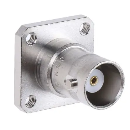 Produktfoto 1 von Radiall HF Adapter, 50 Ω, Gerade, 4GHz Stecker Buchse, Koaxial Nennspannung