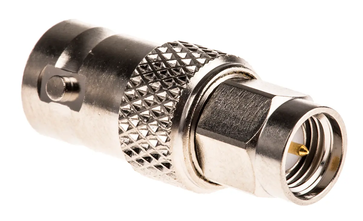 Produktfoto 1 von Radiall HF Adapter, 50 Ω, Gerade, 4 GHz Stecker Buchse, Koaxial SMA
