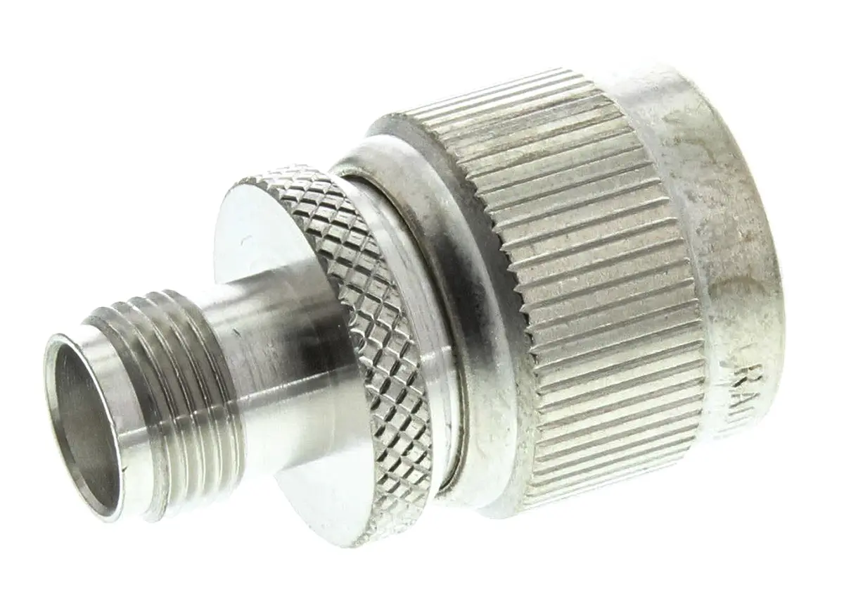 Produktfoto 1 von Radiall HF Adapter, 50 Ω, Gerade, 11 GHz Buchse Stecker, Koaxial Nennspannung