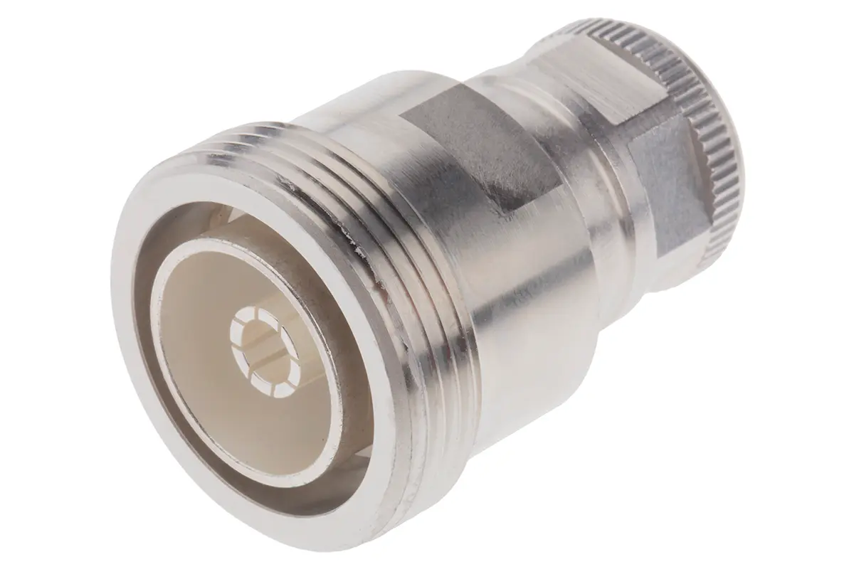 Produktfoto 1 von Radiall HF Adapter, 50 Ω, Gerade, 7.5 GHz Stecker Buchse, Koaxial Nennspannung