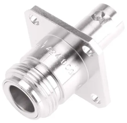 Produktfoto 1 von Radiall HF Adapter, 50 Ω, Gerade, 4GHz Buchse Buchse, Koaxial Nennspannung