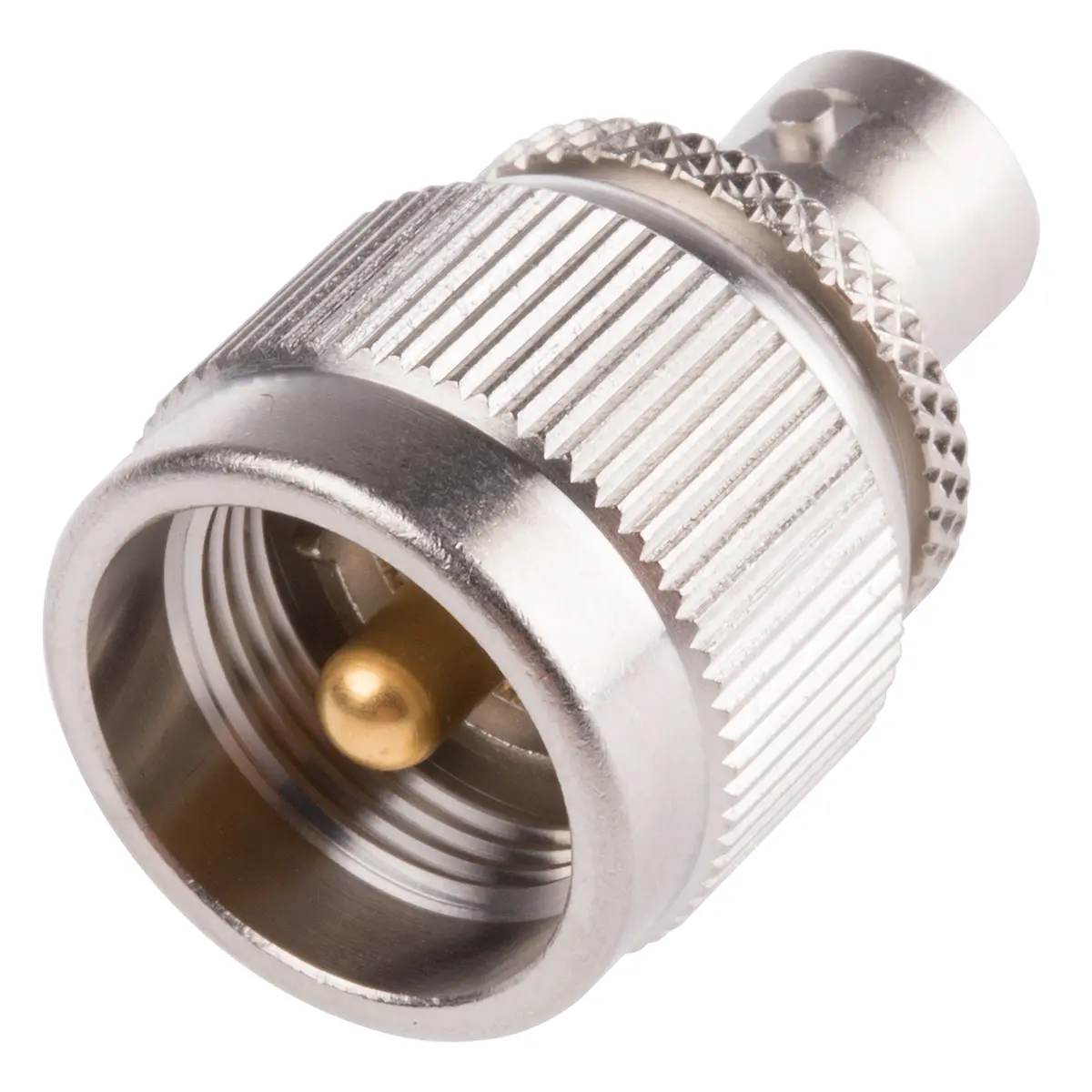 Produktfoto 1 von Radiall HF Adapter, 50 Ω, Gerade, 500 MHz Buchse Stecker, Koaxial Nennspannung