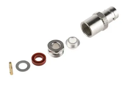 Produktfoto 1 von Radiall BNC Buchse Koaxialsteckverbinder BNC-Steckverbinder, Kabel, für RG58, RG400, RG223, RG142, RG-141-Kabel, 50 Ω