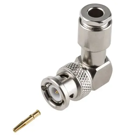 Produktfoto 1 von Radiall BNC Stecker Koaxialsteckverbinder BNC-Steckverbinder, Kabel, für RG58, RG142-Kabel, 50 Ω Klemme, Standard,