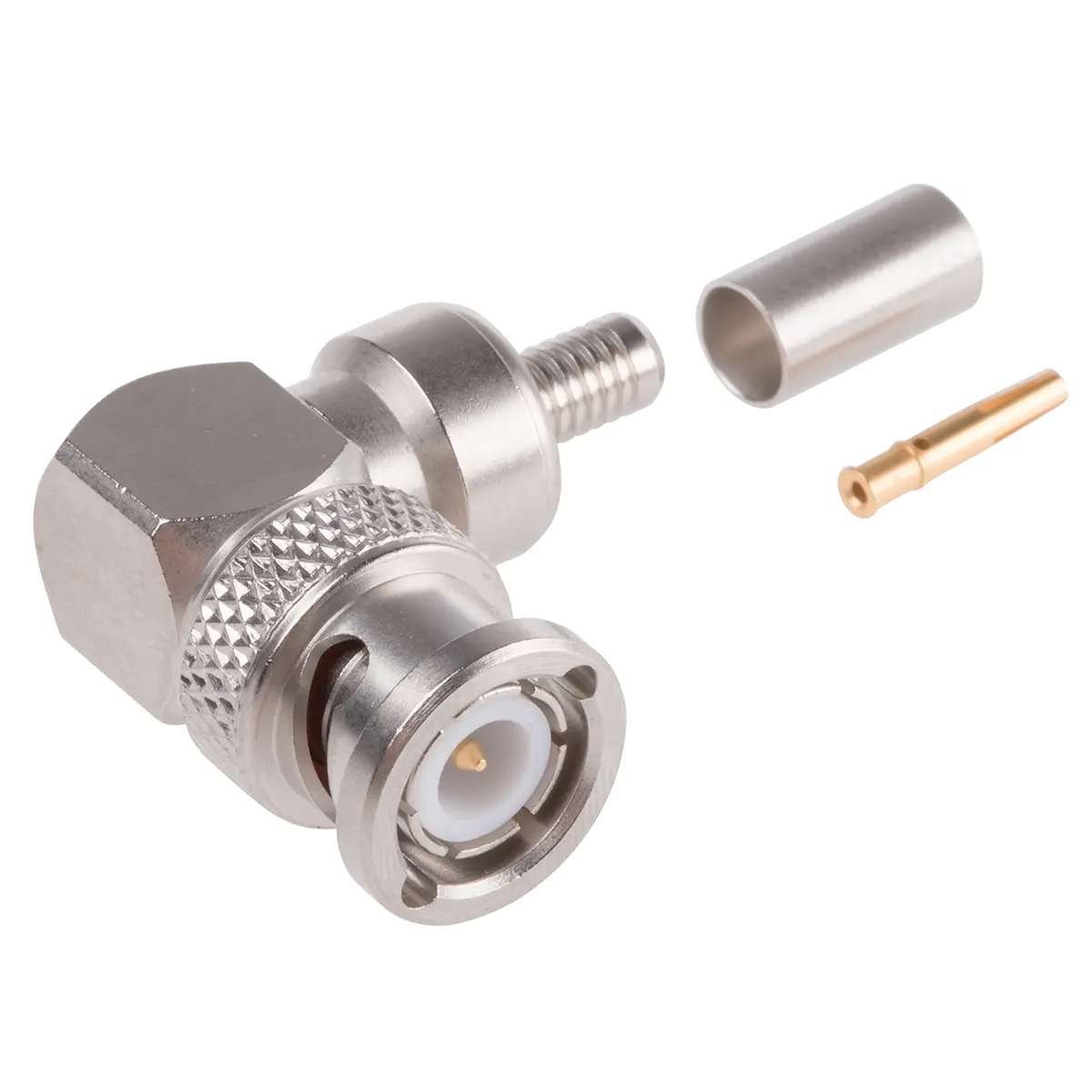Produktfoto 1 von Radiall BNC Stecker Koaxialsteckverbinder BNC-Steckverbinder, Kabel, für RG-141, RG58-Kabel, 50 Ω Crimpbefestigung,