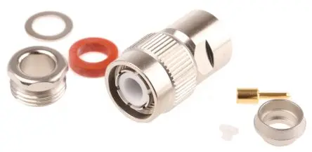 Produktfoto 1 von Radiall TNC Stecker Koaxialsteckverbinder TNC-Steckverbinder, Kabel, für RG59, RG62-Kabel, 50 Ω Klemme, Standard, Gerade