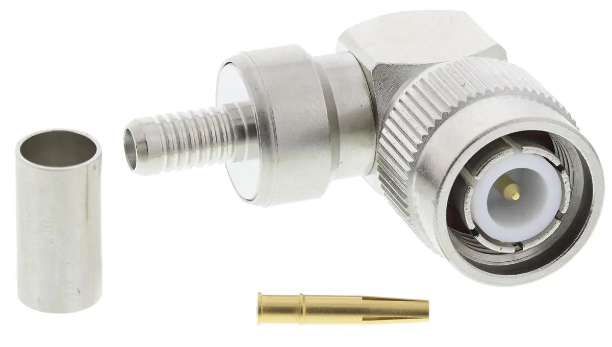 Produktfoto 1 von Radiall TNC Stecker Koaxialsteckverbinder TNC-Steckverbinder, Kabel, für RG-141, RG58-Kabel, 50 Ω Crimpbefestigung,
