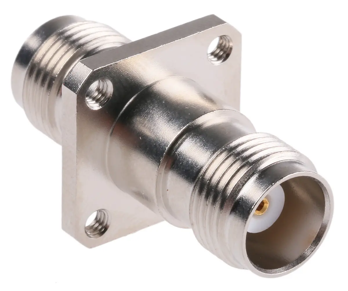Produktfoto 1 von Radiall HF Adapter, 50 Ω, Gerade, 11 GHz Buchse Buchse, Koaxial Nennspannung